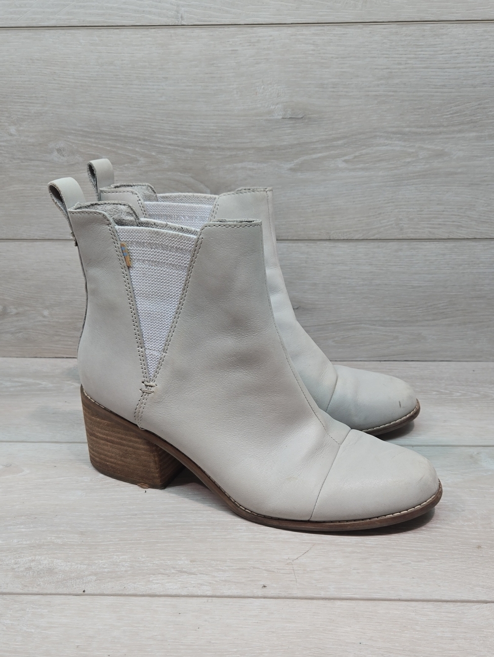 Toms Women Ankle Leather Heels Shoes Boots Sz 11